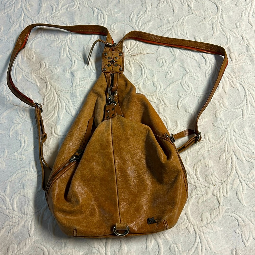 The Sak leather mini convertable backpack.